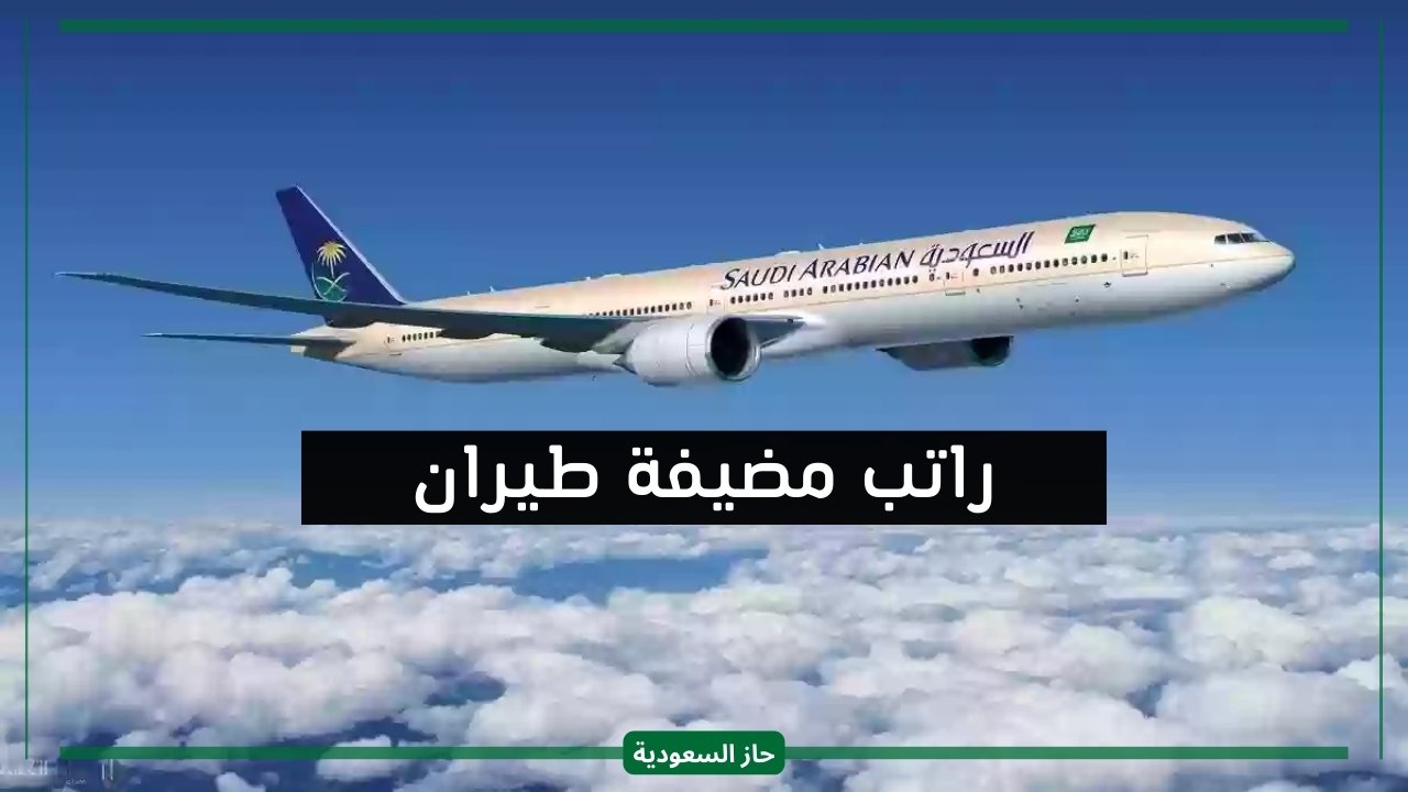 راتب مضيفة طيران في الخطوط السعودية في القطاع العام والخاص