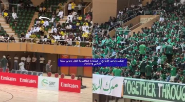 “صغير وباس الأيادي”.. مشادة جماهيرية خلال ديربي سلة الأهلي والاتحاد