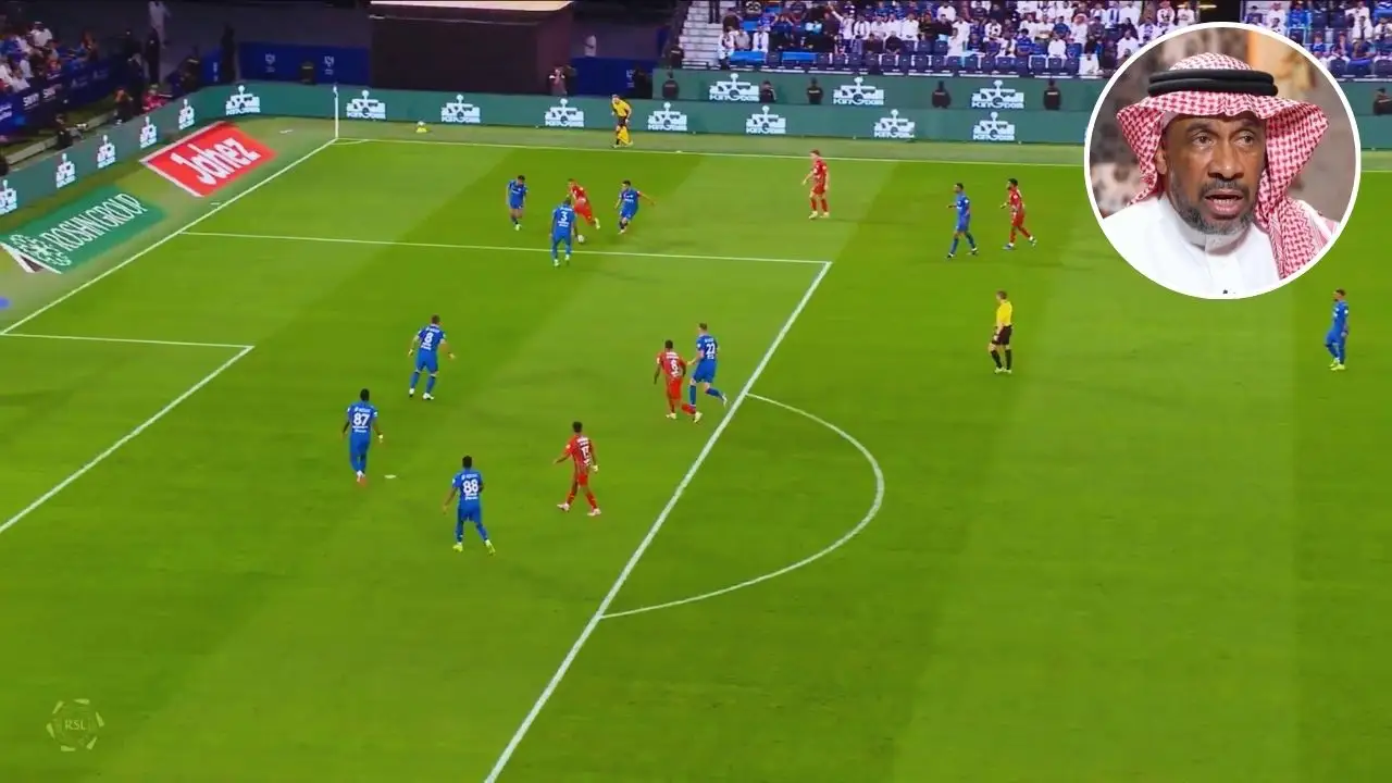 عمر المهنا يكشف خطأ مؤثر من حكم مباراة الاتفاق والهلال