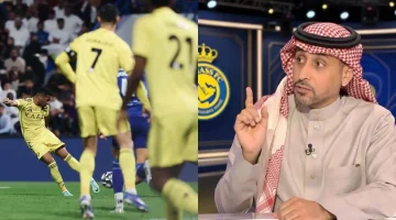 “ظلم ياما حذرنا”.. الجابر ينفعل بعد هدف أيمن يحيى الثاني للنصر