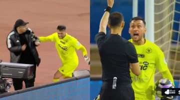 بيان غاضب من النجمة بعد اعتداء حارس الخلود على جامع الكرات