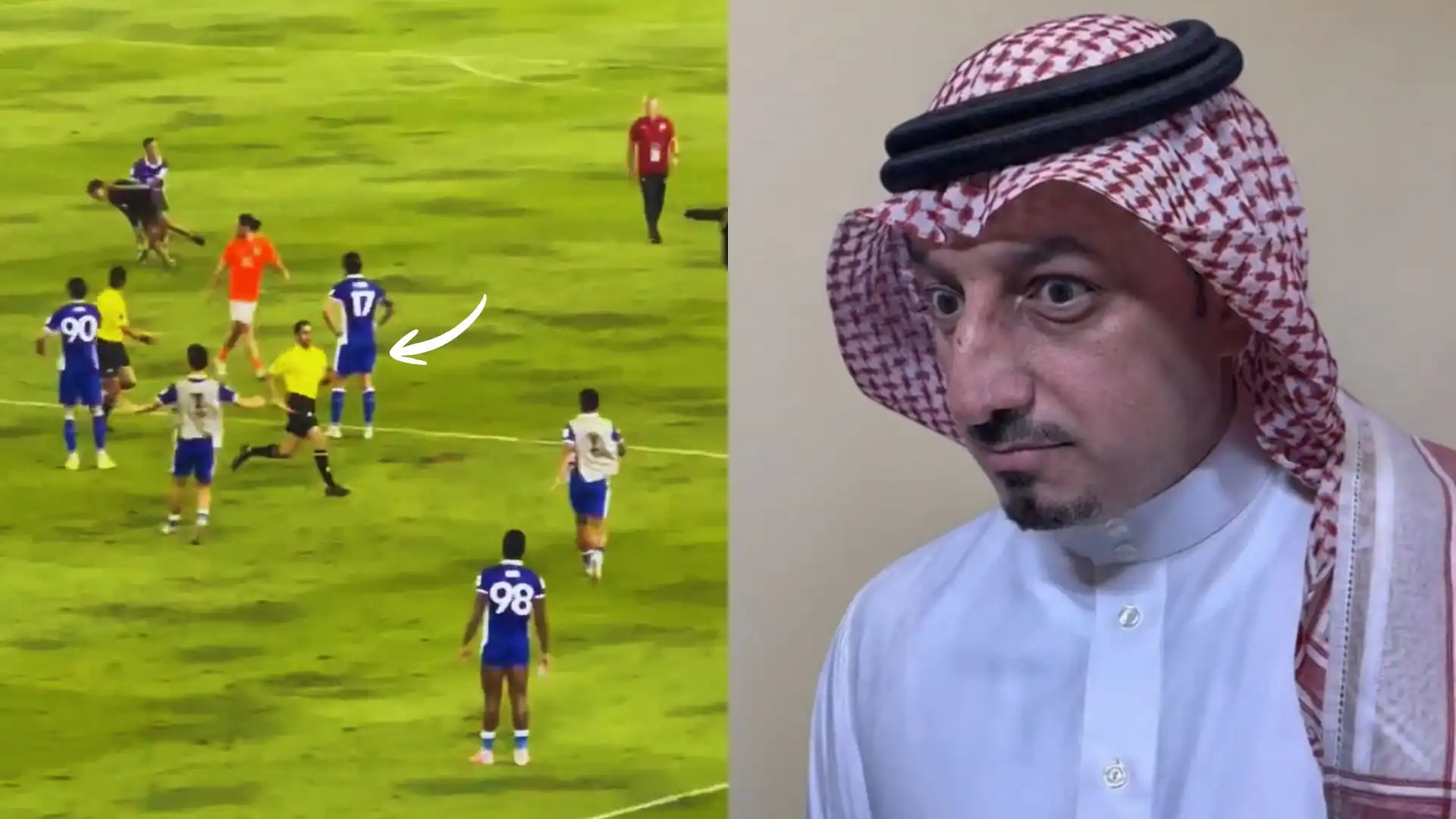 اتحاد الكرة السعودي يستنكر الاعتداء على الحكم ماجد الشمراني