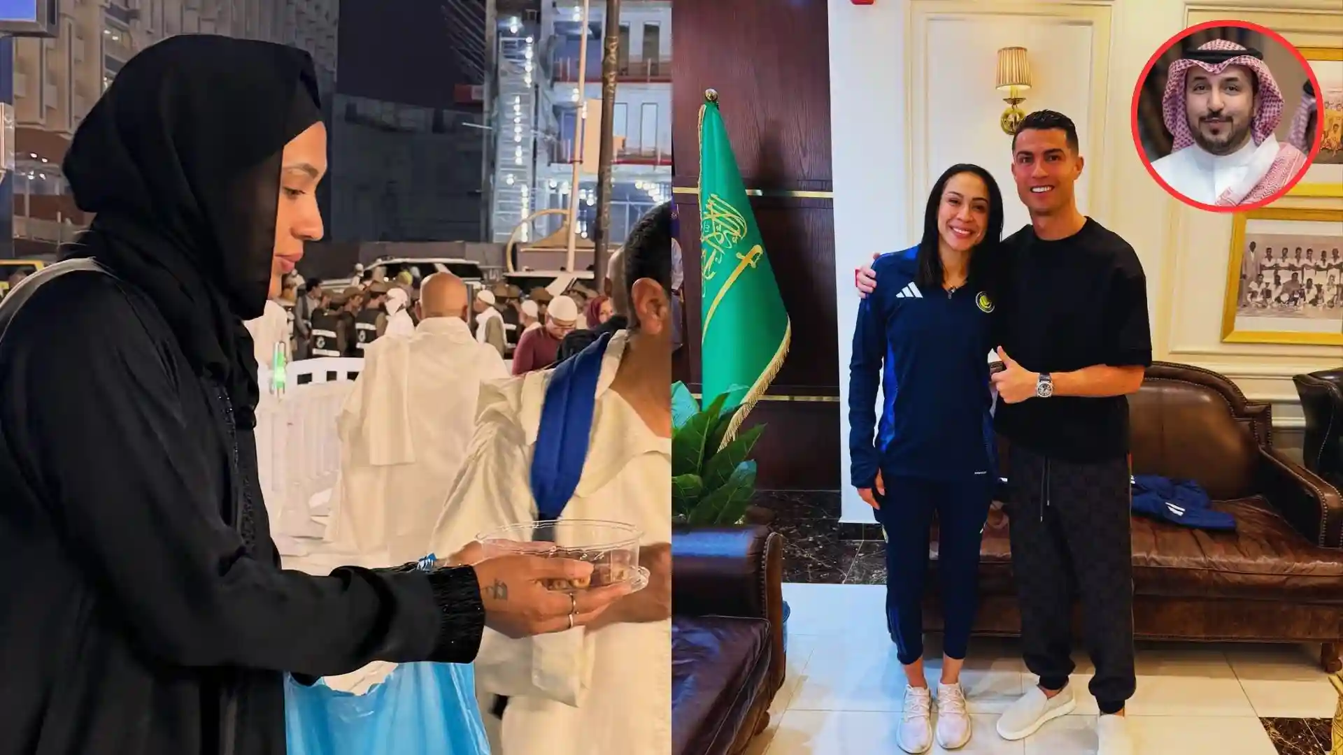 بعد اعتناقها الإسلام.. المهيدب يفاجئ لاعبة النصر بثلاث هدايا