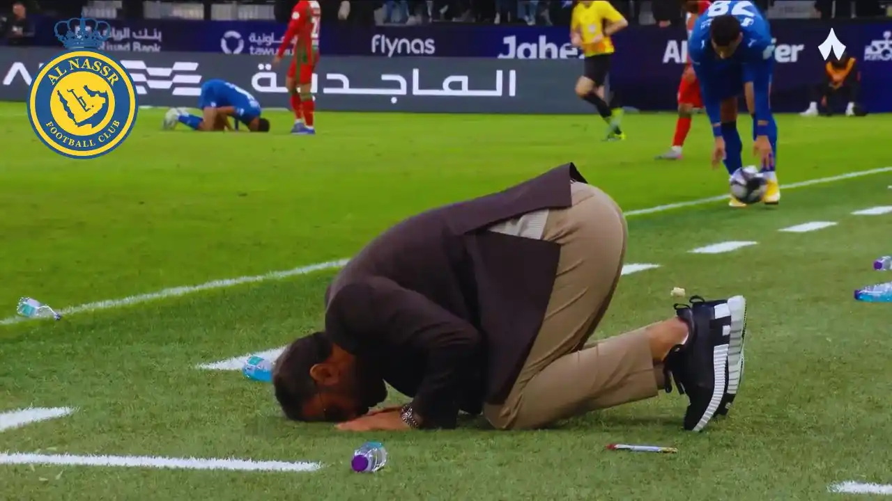 النصر يسخر من سجدة سعد الشهري بعد الخسارة أمام الهلال