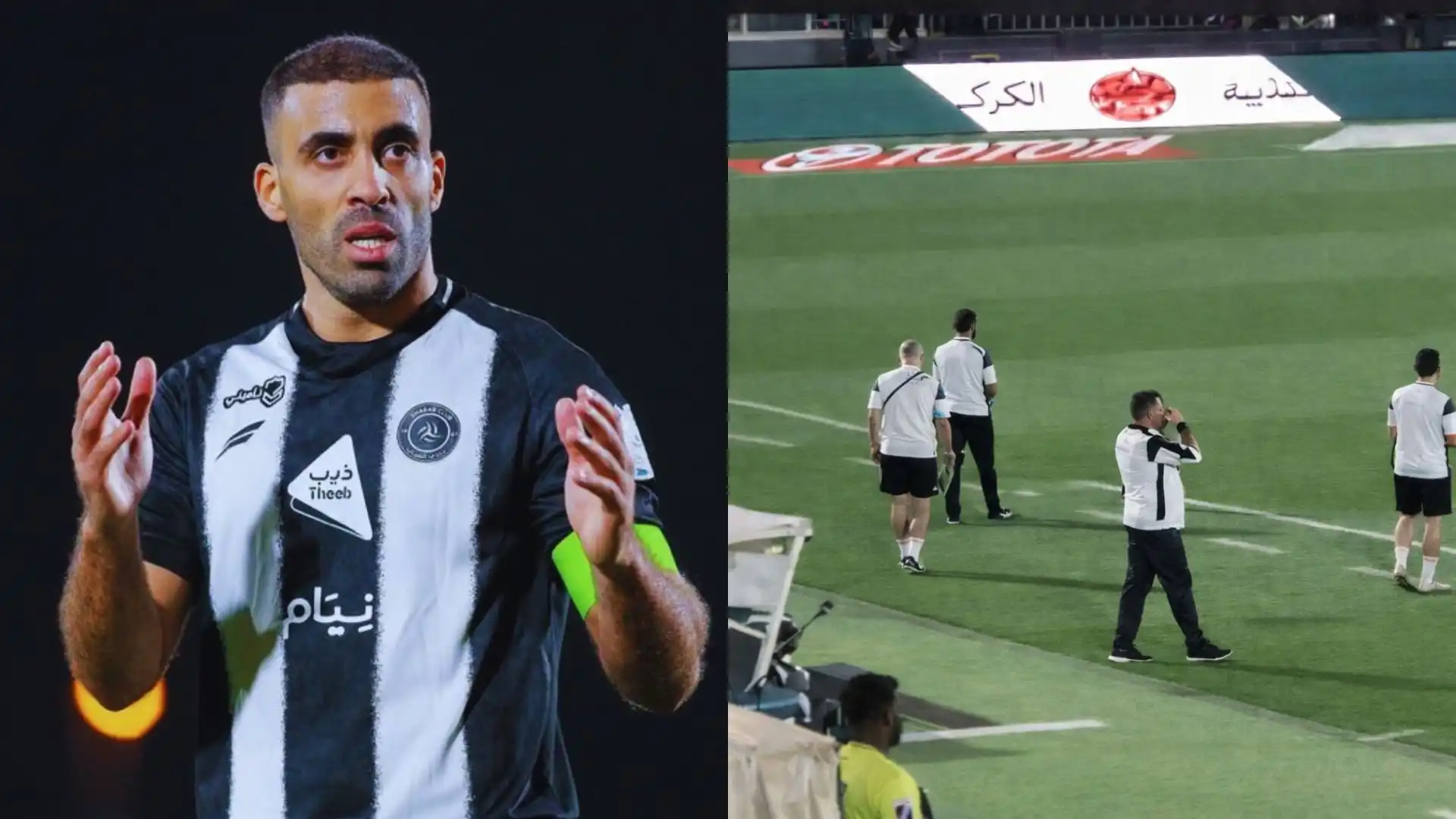 بعد ثلاثية الرياض.. مشادة بين ثلاثي الشباب وتدخل إداري