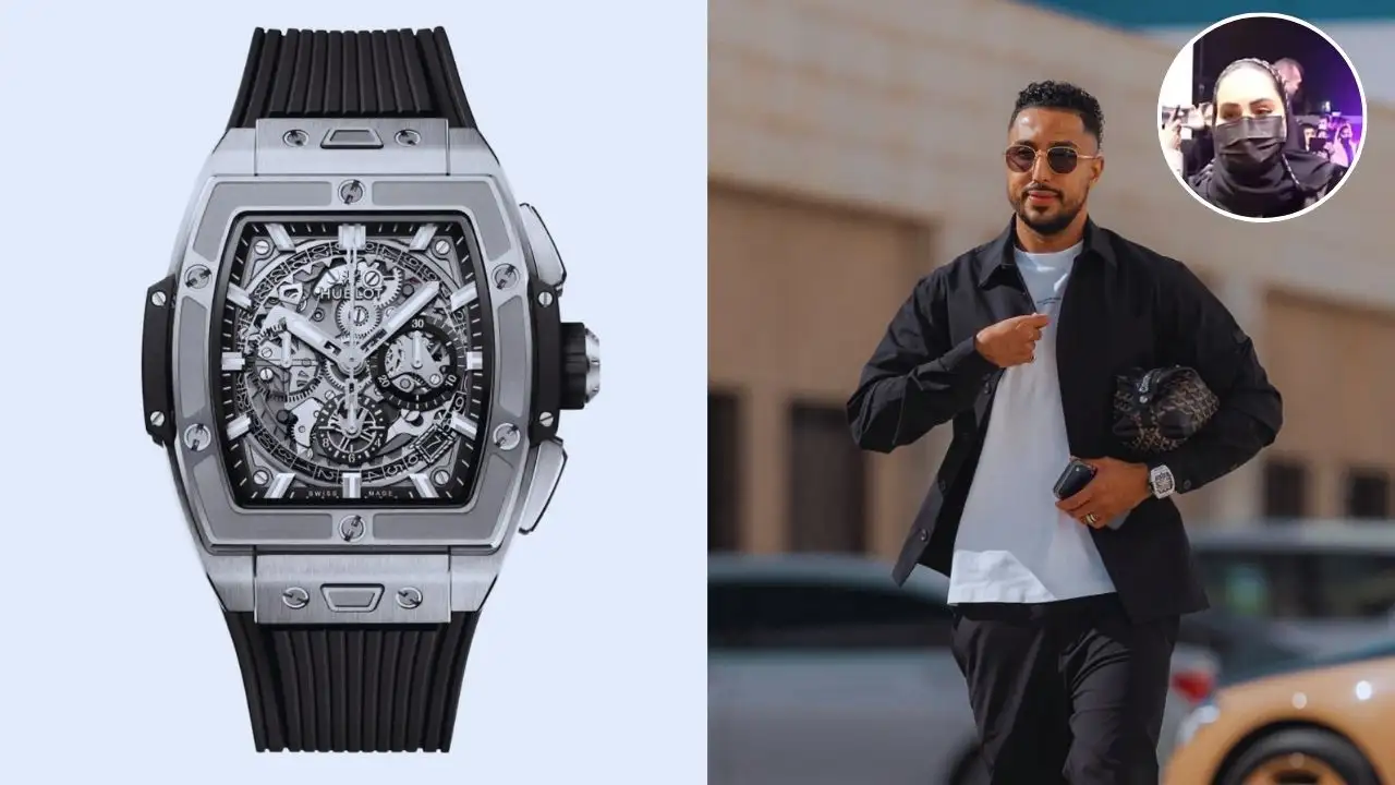 زوجة سالم الدوسري تكشف سعر ساعته البيضاء