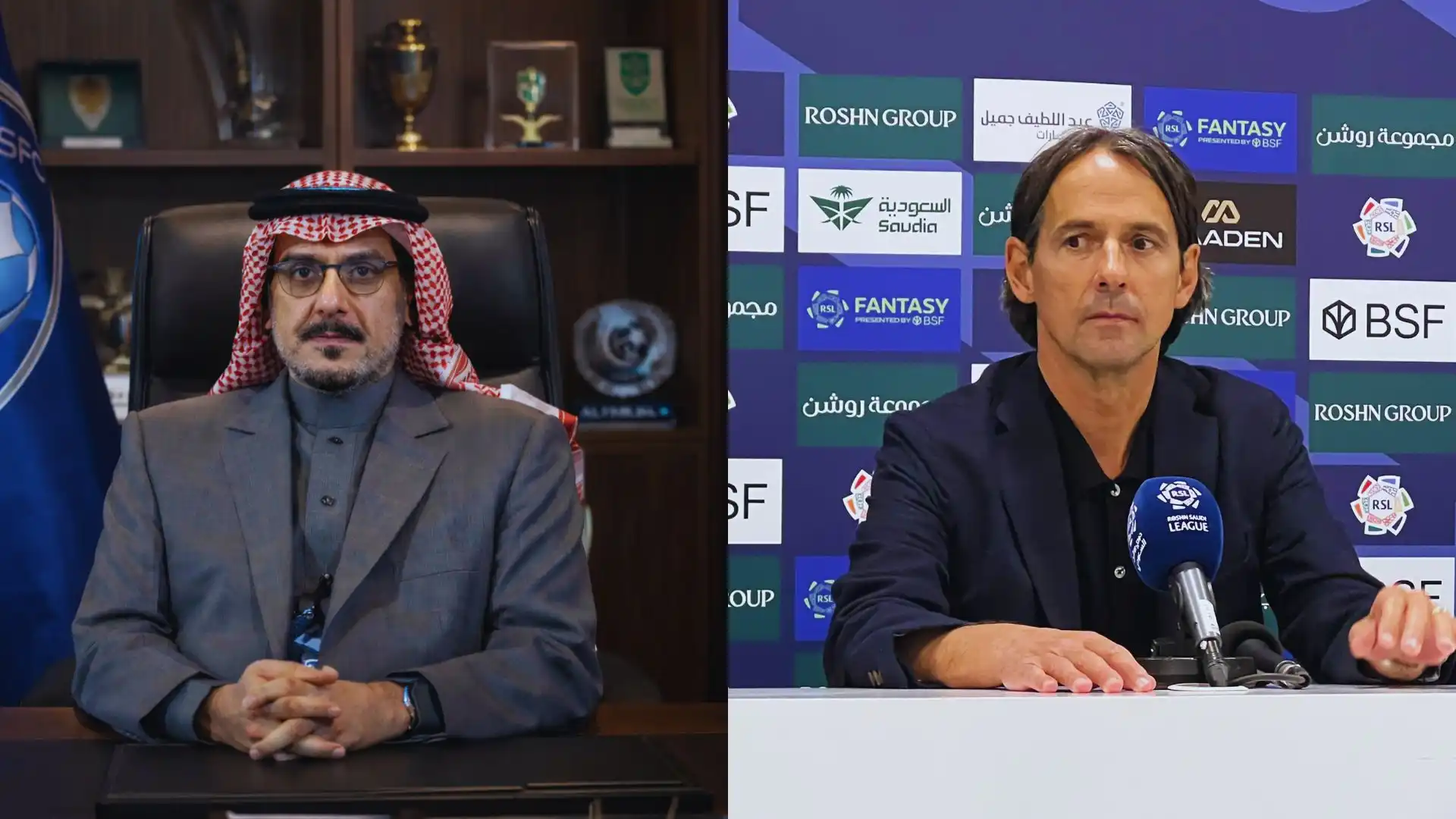 قبل المؤتمر الصحفي.. مكالمة من نواف بن سعد تُشعل غضب إنزاجي