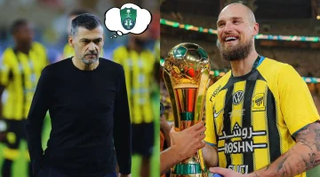 غضب وصراخ.. مشادة داخل غرفة ملابس الاتحاد بعد الديربي