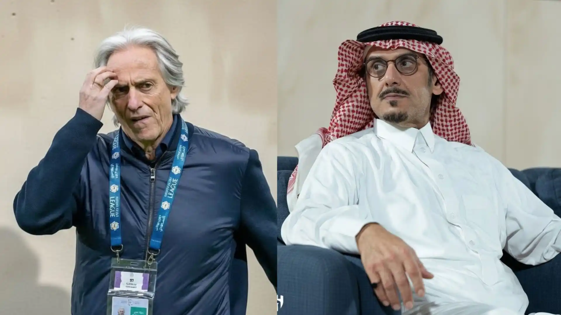 أول رد من نواف بن سعد بعد الاكتفاء بتغريم جيسوس فقط