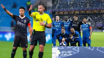 تطور صادم بشأن حكام مباريات الهلال المتبقية