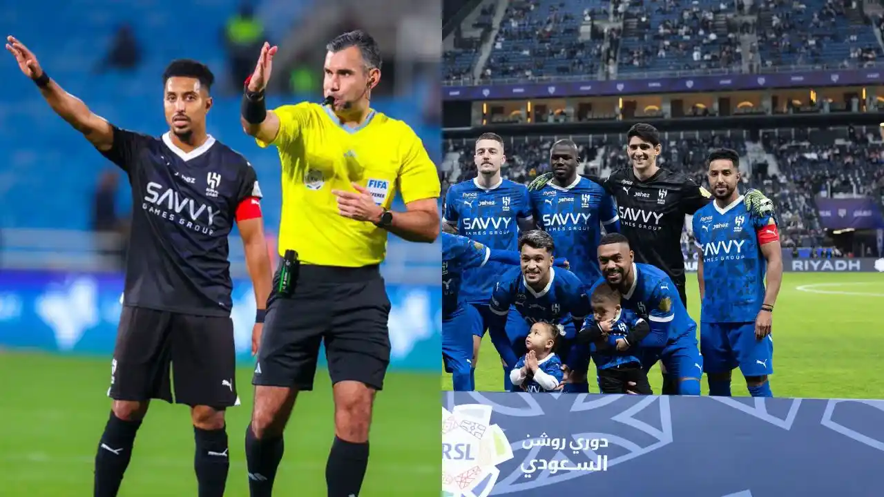 تطور صادم بشأن حكام مباريات الهلال المتبقية