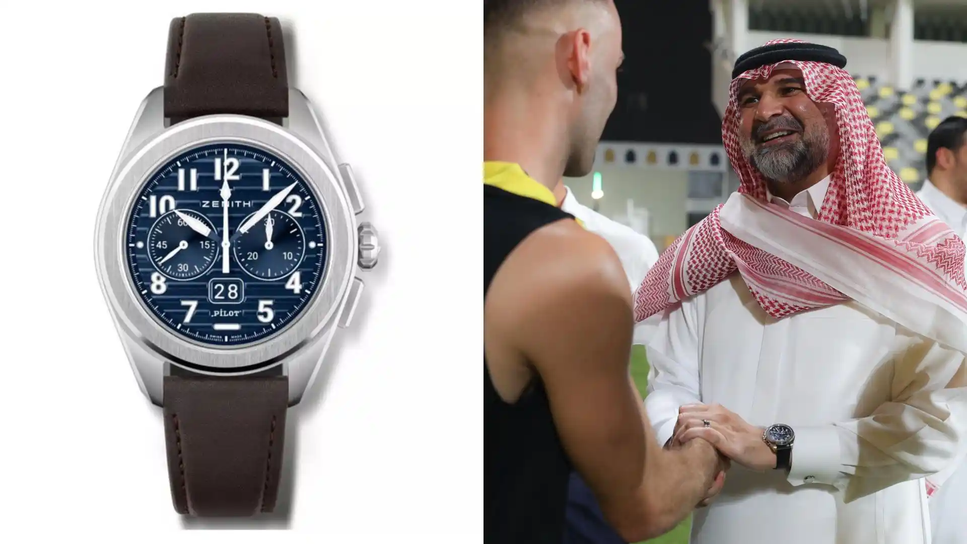 مخصصة للطيارين.. كم تبلغ قيمة ساعة فهد سندي رئيس الاتحاد؟